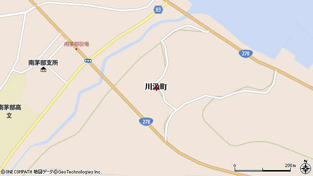 〒041-1611 北海道函館市川汲町の地図