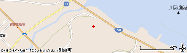 北海道函館市川汲町821周辺の地図
