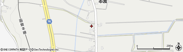 北海道北斗市市渡387周辺の地図