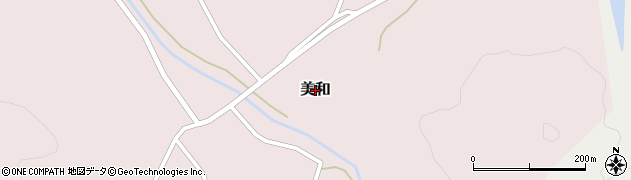 北海道厚沢部町（檜山郡）美和周辺の地図