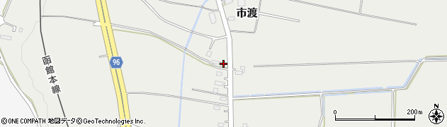 北海道北斗市市渡388周辺の地図
