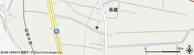 北海道北斗市市渡386周辺の地図