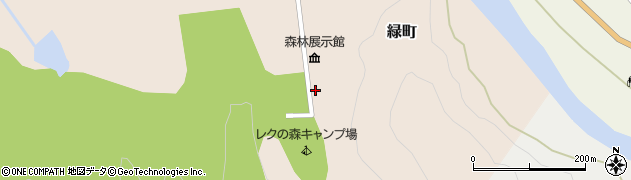厚沢部町森林展示館周辺の地図
