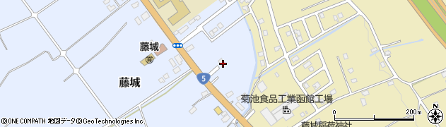 北海道亀田郡七飯町藤城288周辺の地図