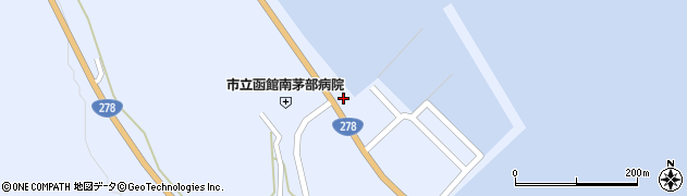 北海道函館市安浦町90周辺の地図