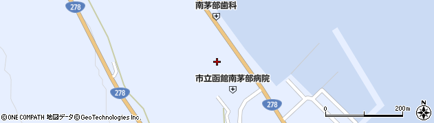 北海道函館市安浦町264周辺の地図
