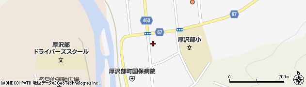 江差警察署　厚沢部駐在所周辺の地図