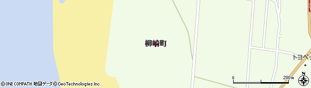 北海道江差町（檜山郡）柳崎町周辺の地図