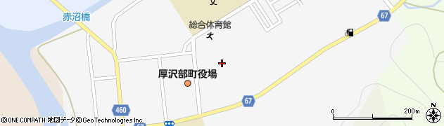 厚沢部町図書館周辺の地図