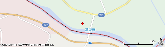 基栄橋周辺の地図