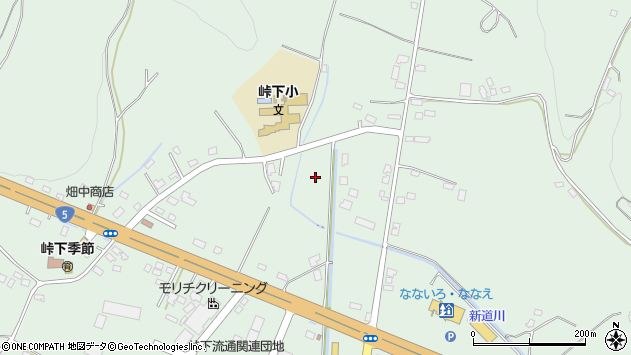 〒041-1102 北海道亀田郡七飯町峠下の地図