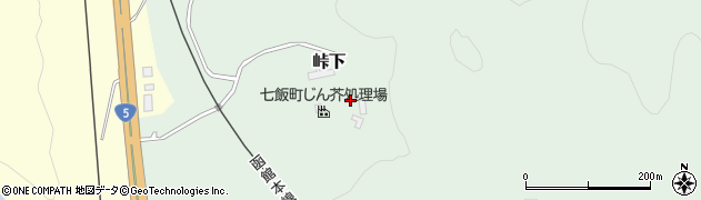 北海道亀田郡七飯町峠下524周辺の地図