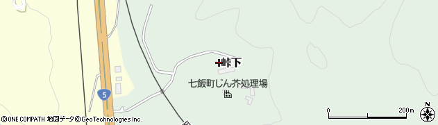 北海道亀田郡七飯町峠下523周辺の地図