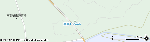 慶喜トンネル周辺の地図
