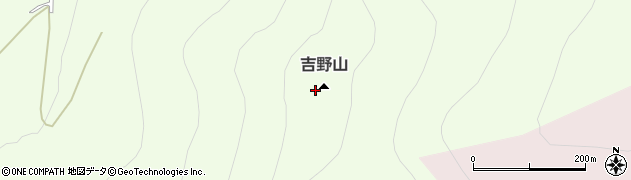 吉野山周辺の地図