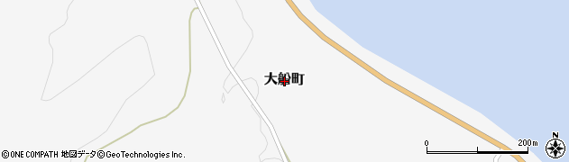 北海道函館市大船町周辺の地図