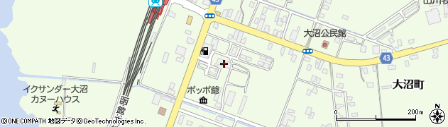 北海道亀田郡七飯町大沼町770周辺の地図
