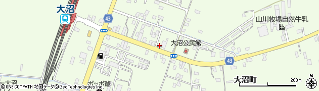 北海道亀田郡七飯町大沼町693周辺の地図
