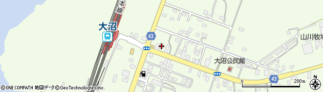 北海道亀田郡七飯町大沼町668周辺の地図