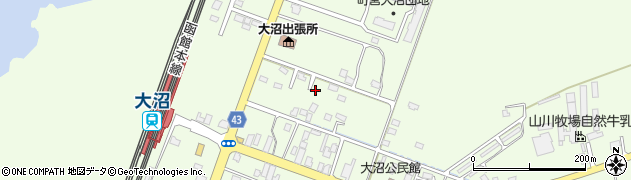 北海道亀田郡七飯町大沼町647周辺の地図