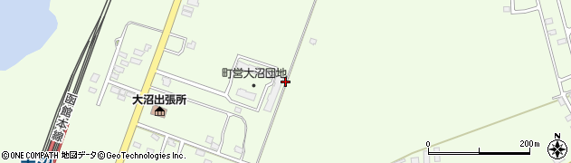 北海道亀田郡七飯町大沼町周辺の地図