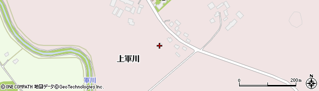北海道亀田郡七飯町上軍川316周辺の地図