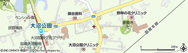 北海道亀田郡七飯町大沼町228周辺の地図