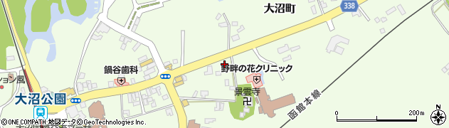 北海道亀田郡七飯町大沼町323周辺の地図