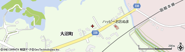 北海道亀田郡七飯町大沼町158周辺の地図