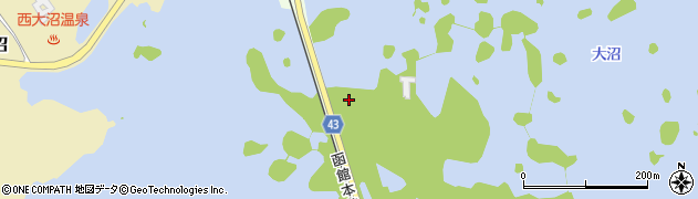 北海道亀田郡七飯町大沼町141-1周辺の地図