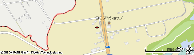 北海道七飯町（亀田郡）西大沼周辺の地図