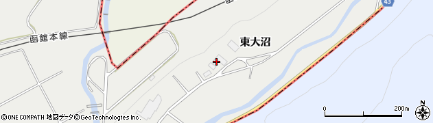 北海道亀田郡七飯町東大沼41周辺の地図