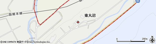 北海道亀田郡七飯町東大沼42周辺の地図