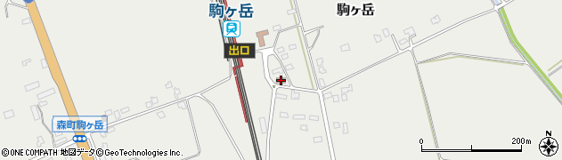 駒ケ岳郵便局周辺の地図