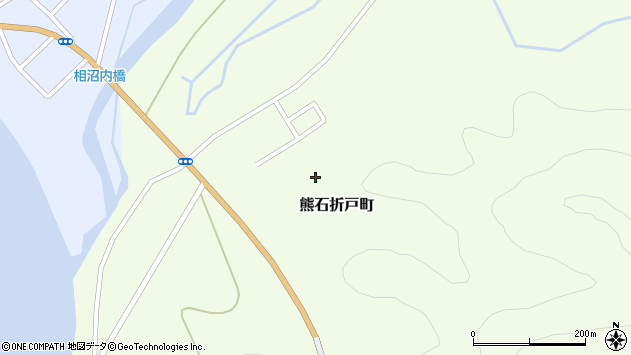 〒043-0331 北海道二海郡八雲町熊石折戸町の地図