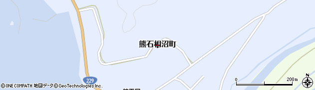 北海道八雲町（二海郡）熊石相沼町周辺の地図