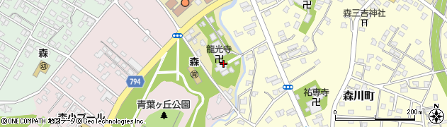 竜光寺周辺の地図