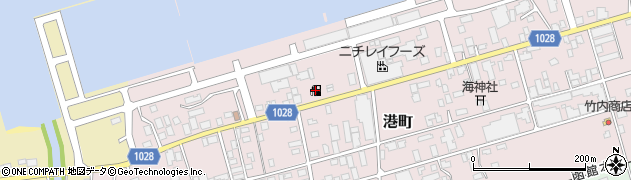 ＥＮＥＯＳ森町港ＳＳ周辺の地図
