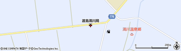 渡島濁川郵便局 ＡＴＭ周辺の地図