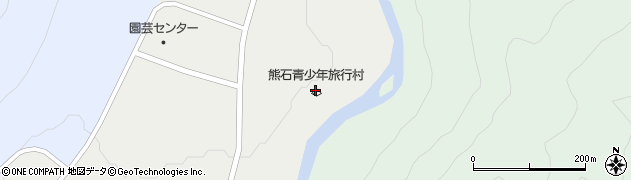 熊石青少年旅行村周辺の地図