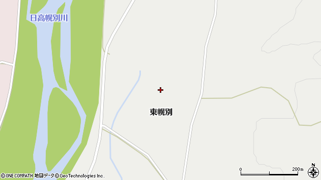 〒058-0041 北海道浦河郡浦河町東幌別（その他）の地図