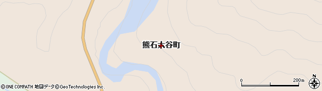 北海道八雲町（二海郡）熊石大谷町周辺の地図