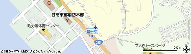 北海道浦河町（浦河郡）昌平町駅通周辺の地図