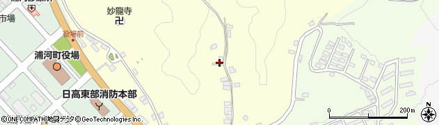 北海道浦河町（浦河郡）昌平町西通周辺の地図
