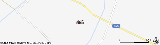 北海道浦河町（浦河郡）絵笛周辺の地図