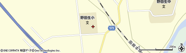 八雲町立野田生小学校周辺の地図