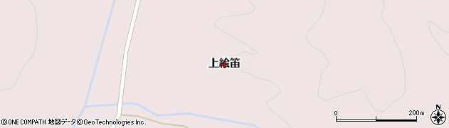 北海道浦河町（浦河郡）上絵笛周辺の地図