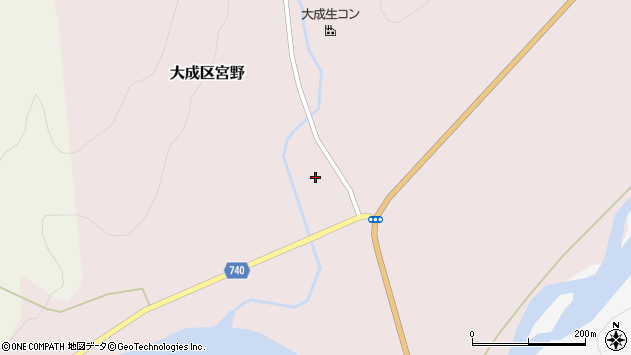 〒043-0513 北海道久遠郡せたな町大成区宮野の地図