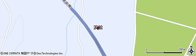 北海道八雲町（二海郡）浜松周辺の地図