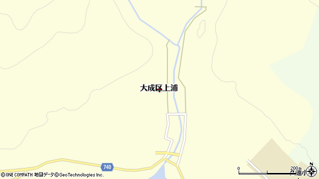 〒043-0503 北海道久遠郡せたな町大成区上浦の地図
